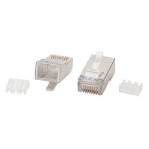 Allen Tel Shielded Cat 6 Modular Plug, 50PK AT8X8RCSH-2324